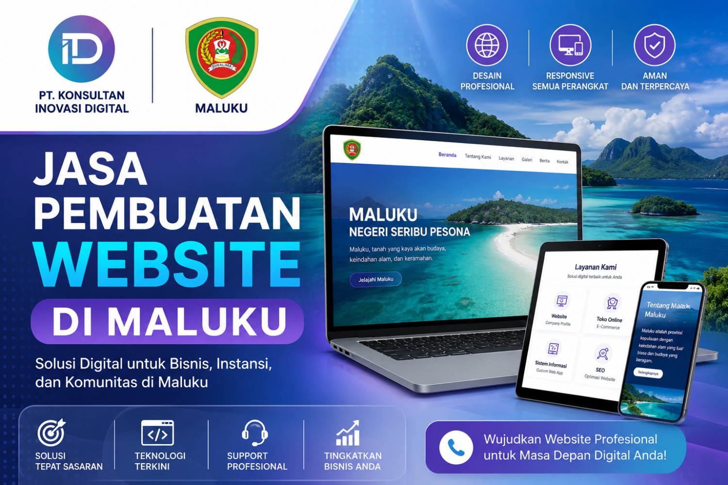 Jasa Pembuatan Website di Maluku